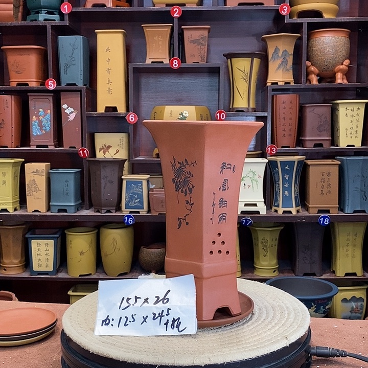 紫砂花盆紫砂花盆