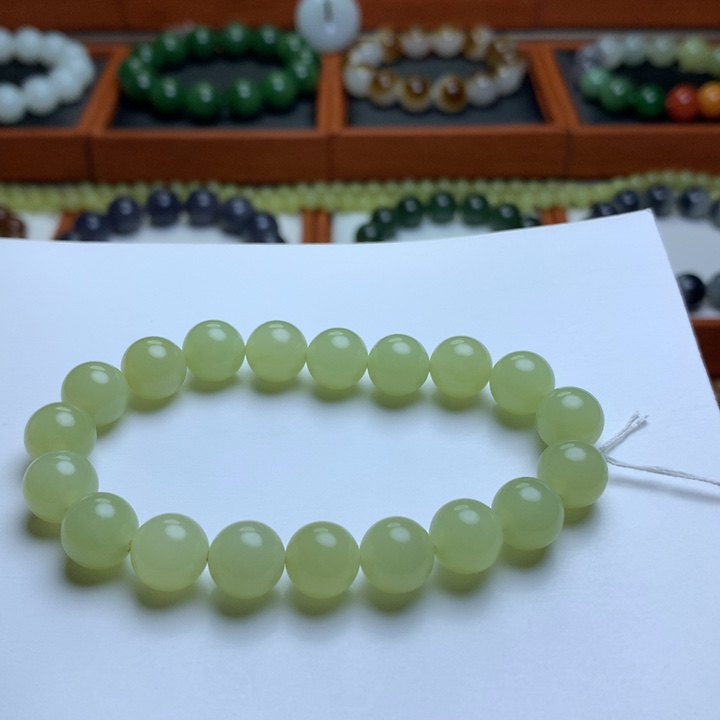 和田玉手串未镶嵌