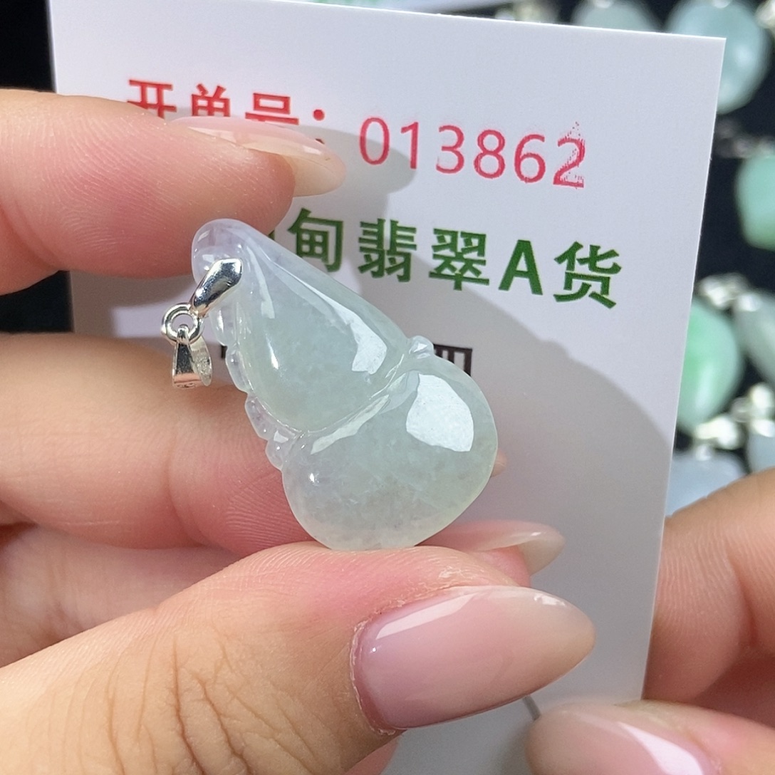 翡翠未镶嵌颈饰天然