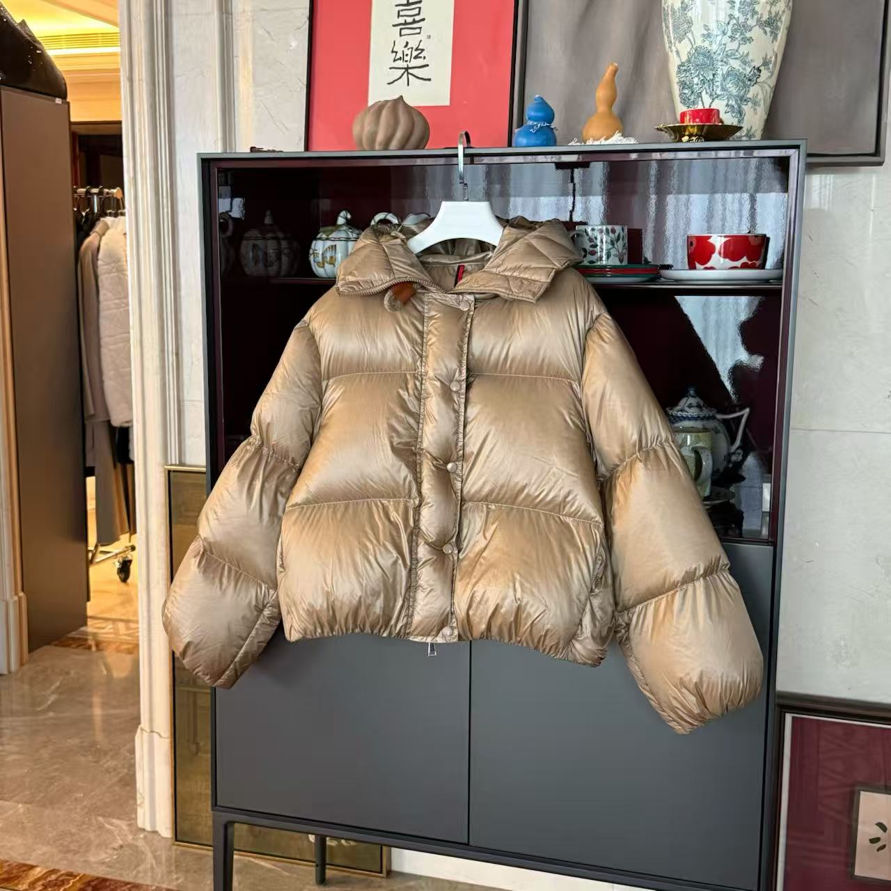 MYL 2025秋冬新品锦纶鹅绒连帽羽绒服长袖休闲短款轻盈羽绒外套