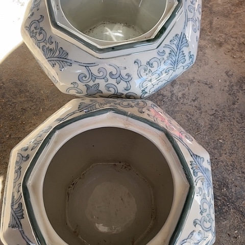 摆件陶瓷制品摆件微瑕处理介意勿拍不退不换一对