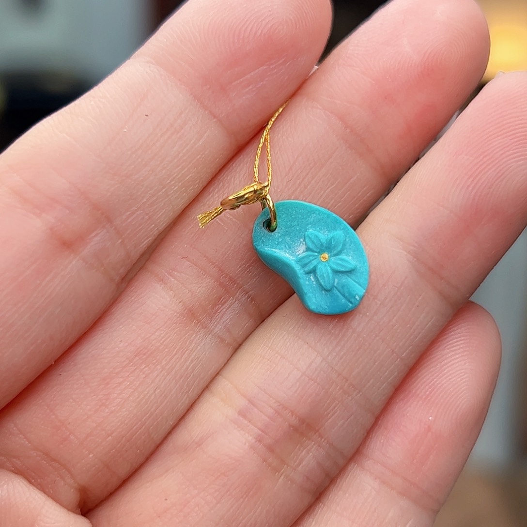 18K金镶嵌绿松石珠宝奇石