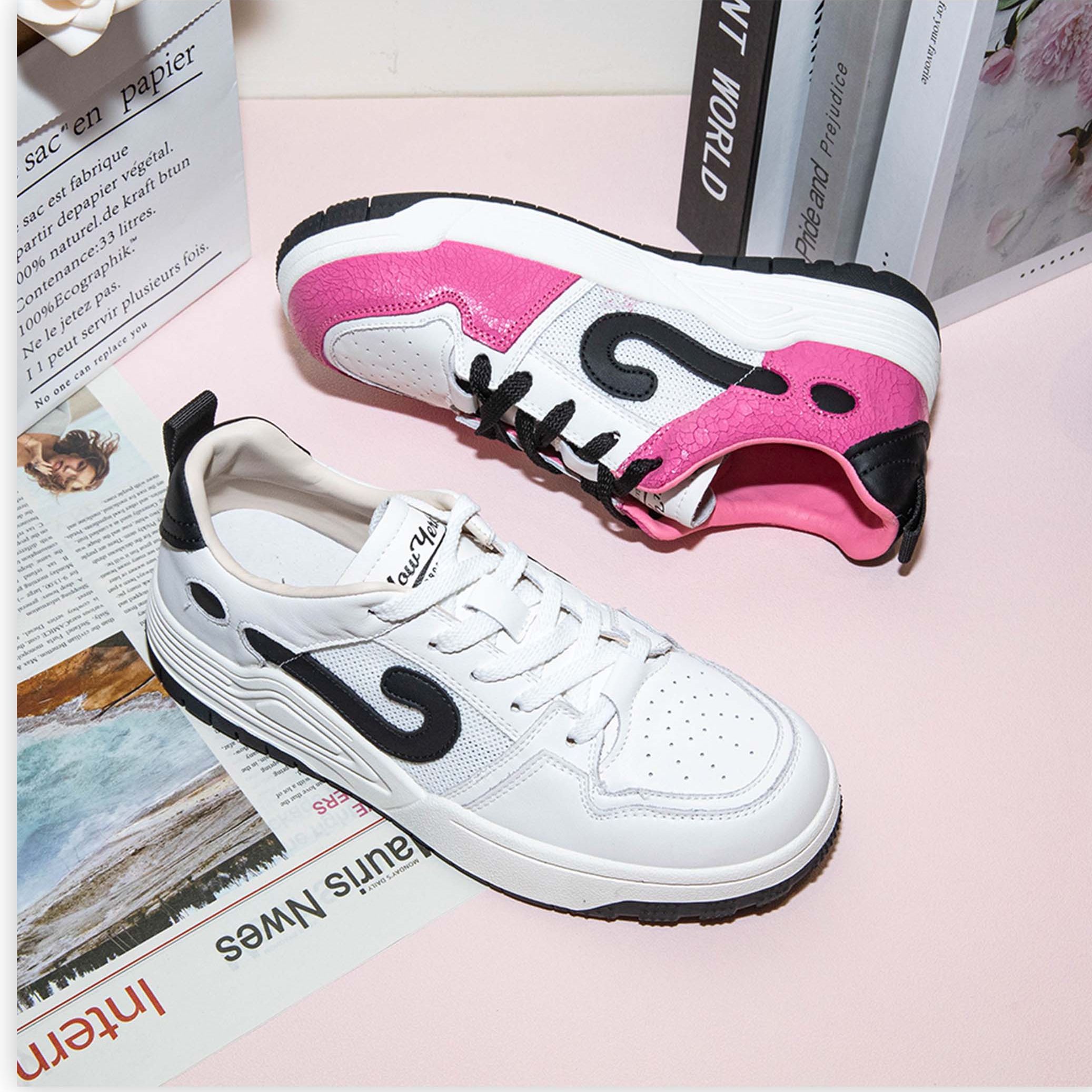 【金夫人】251-11 防滑耐磨女板鞋系带时尚休闲运动鞋