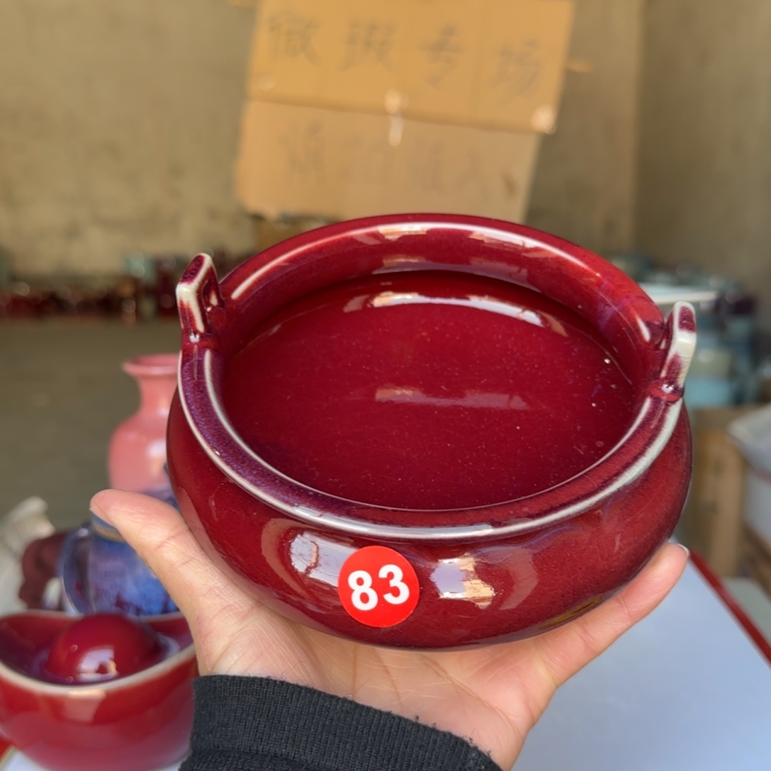 摆件陶郑家钧瓷摆件微瑕