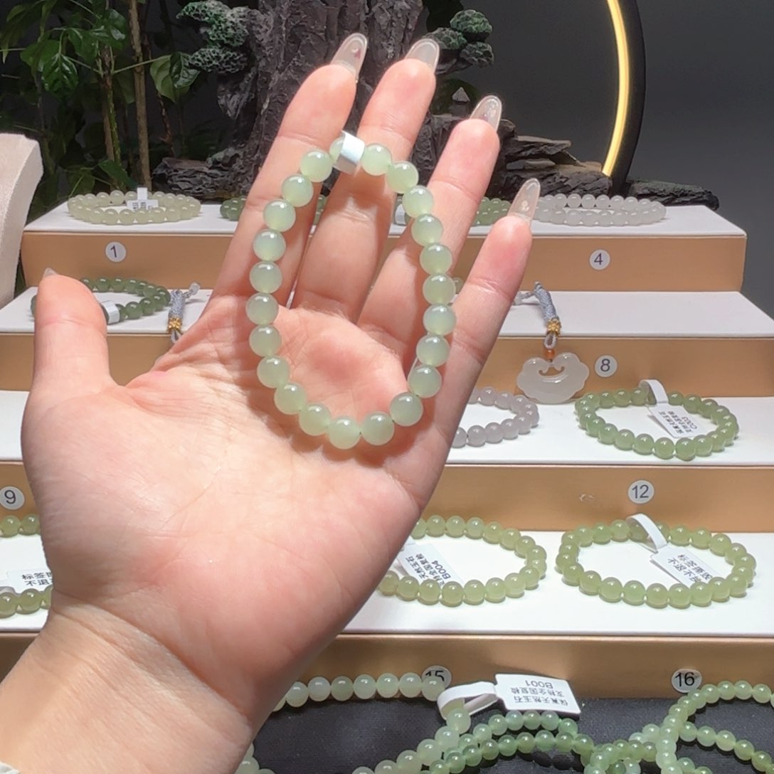 和田玉手串未镶嵌洋**～