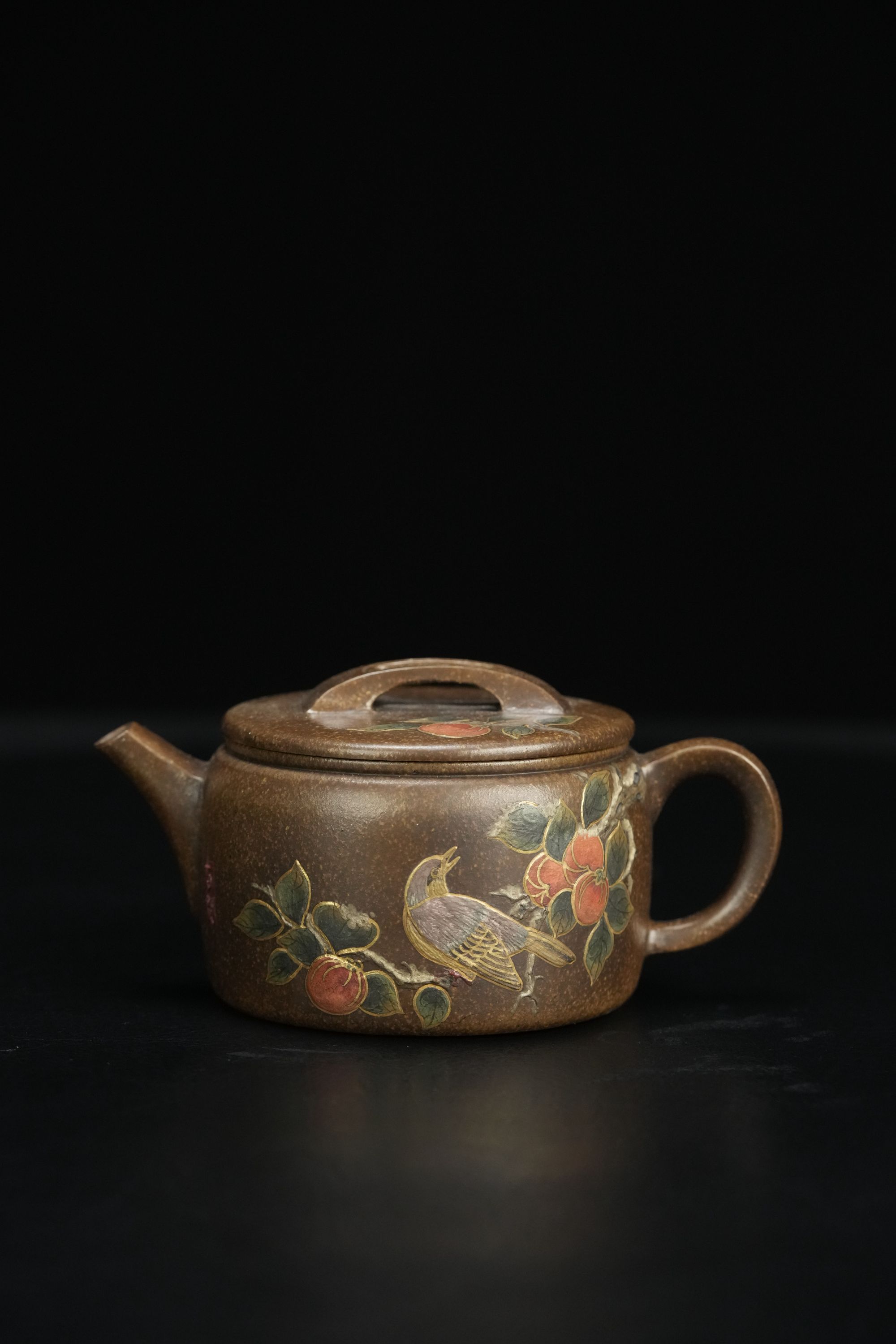 凡凡会客厅 WX13 潘洪均 汉瓦 古铜御砂250cc 紫砂茶壶