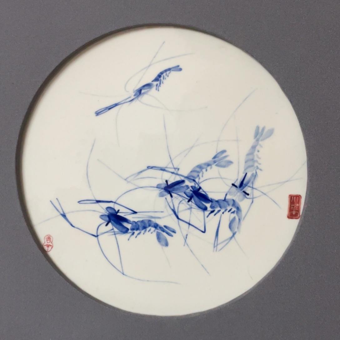 福***3陶手工手绘青花，青花