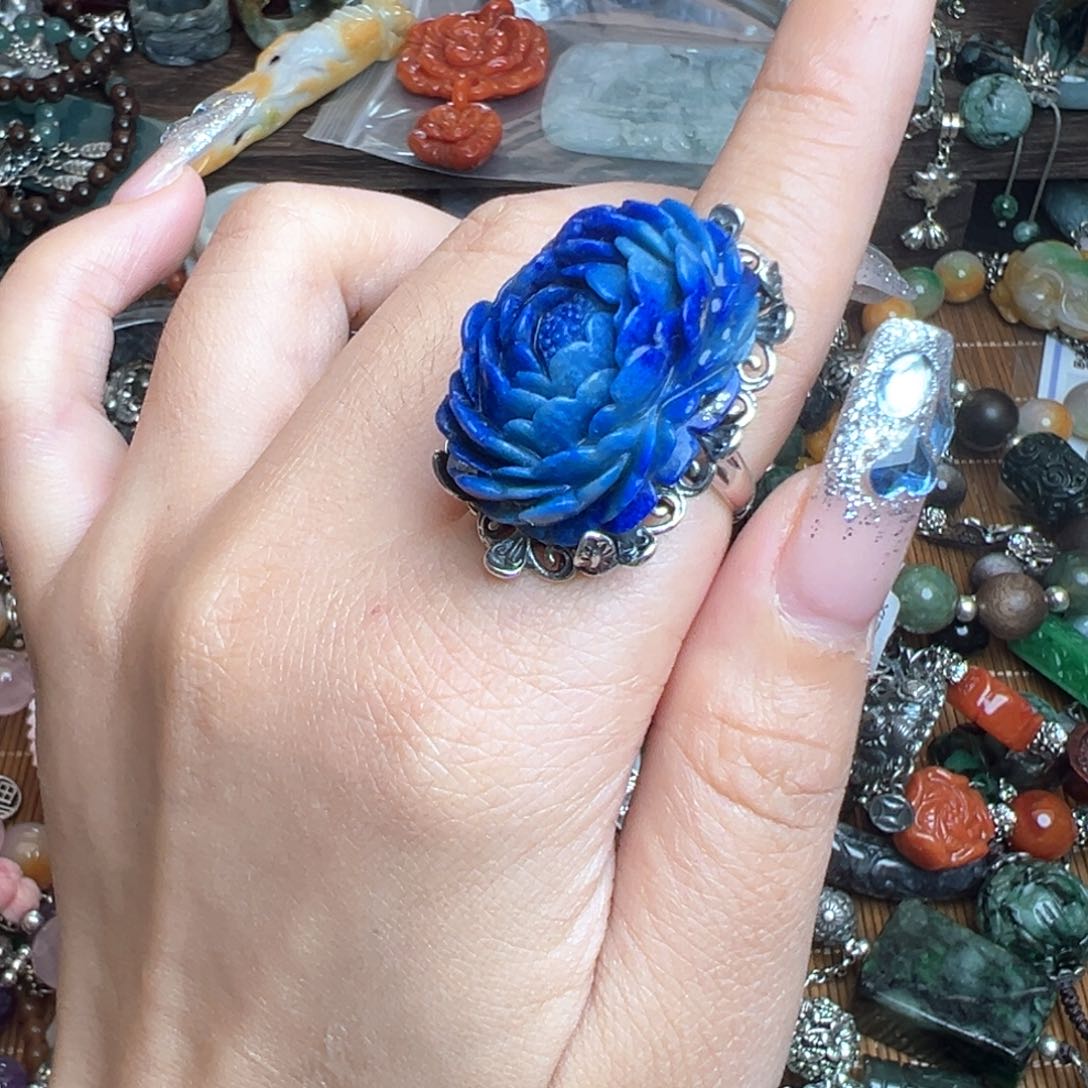 翡翠未镶嵌颈饰鳯*吊坠