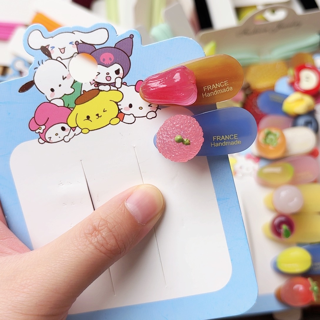 布艺铁合金一对鸭夹