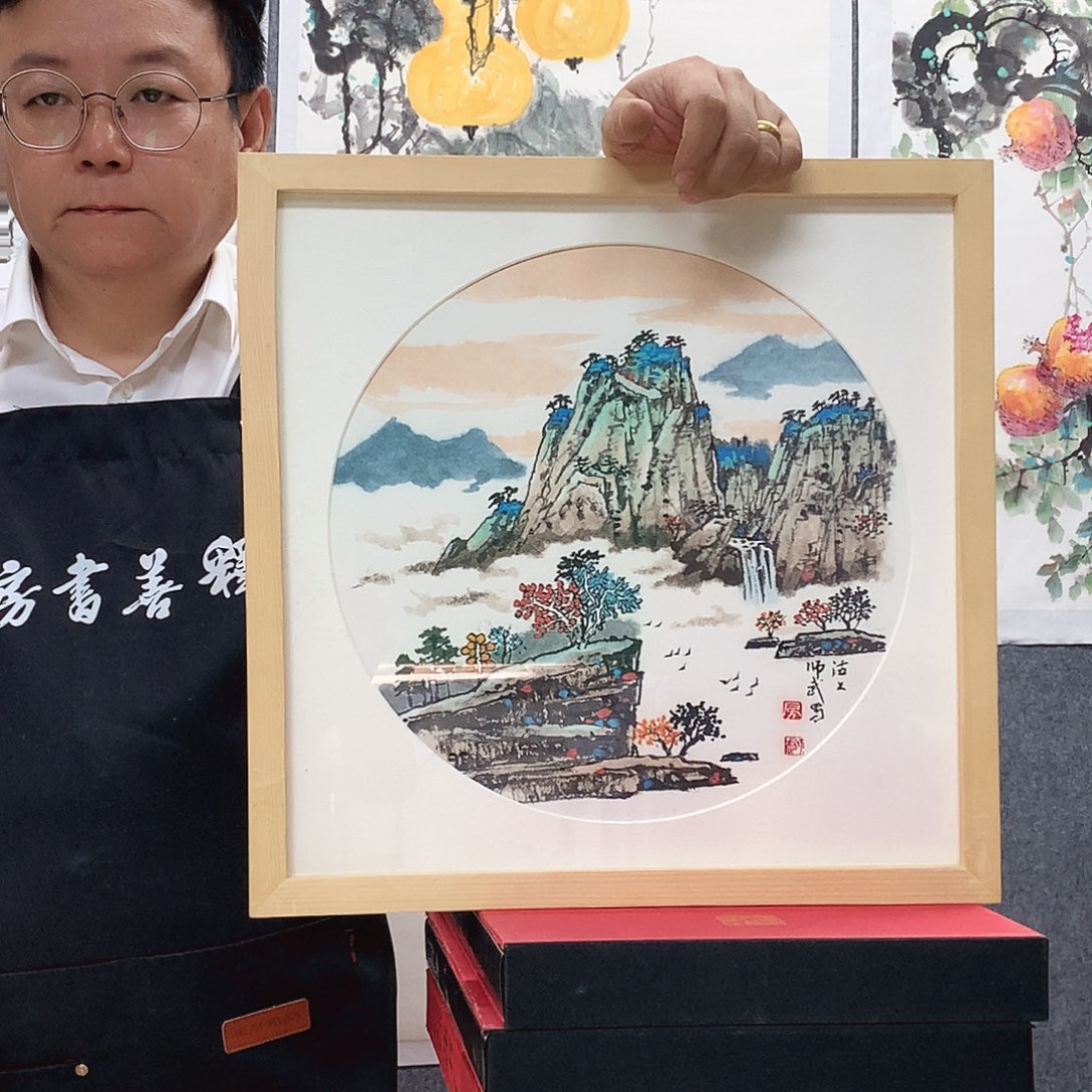 纸本手绘国画作品定制
