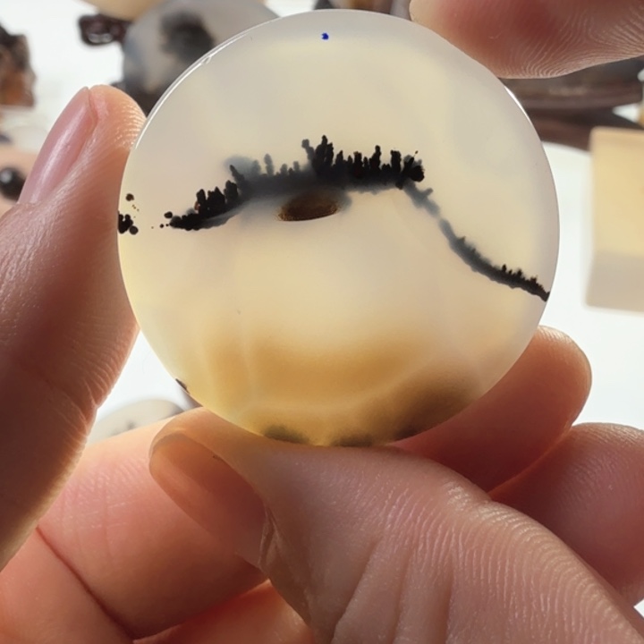 未镶嵌玛瑙/玉髓珠宝半成品