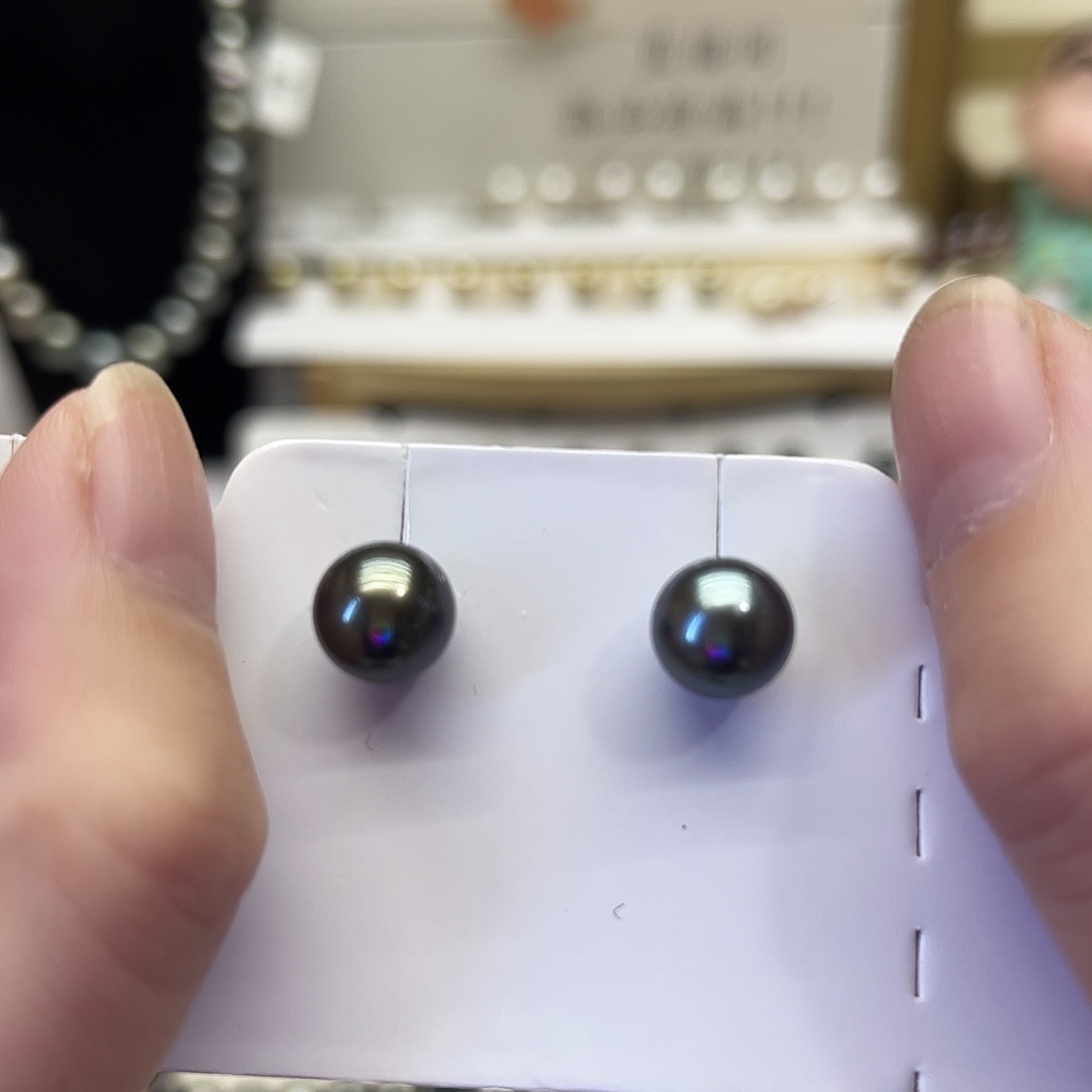 耳饰海水珍珠银S925镶嵌