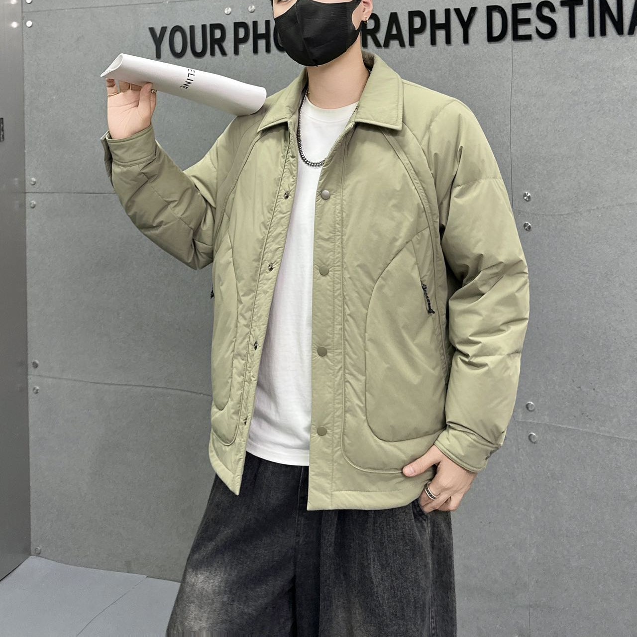 （真羽绒支持国检）【剪标款】国标羽绒服冬季保暖外套110888