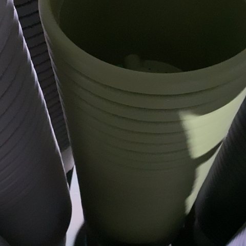 树脂四季5号果绿带托6套