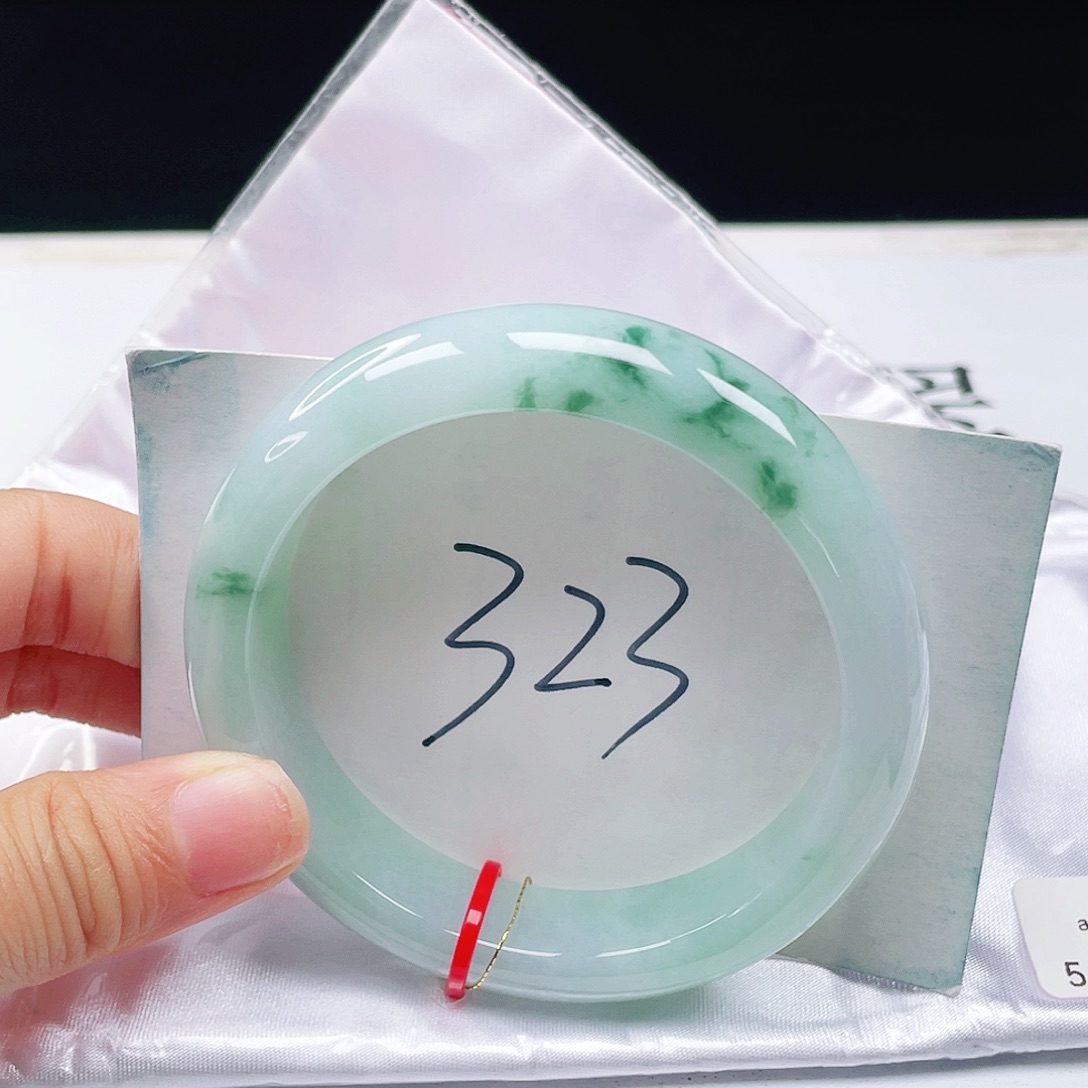 未镶嵌手镯翡翠56+正圈
