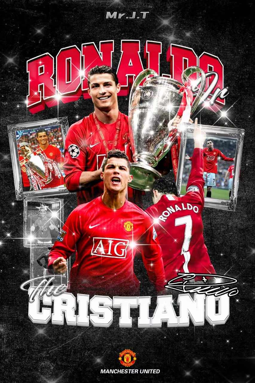 足球球星世界杯欧冠高清水晶大砖10*7*0.5（默认代拆）