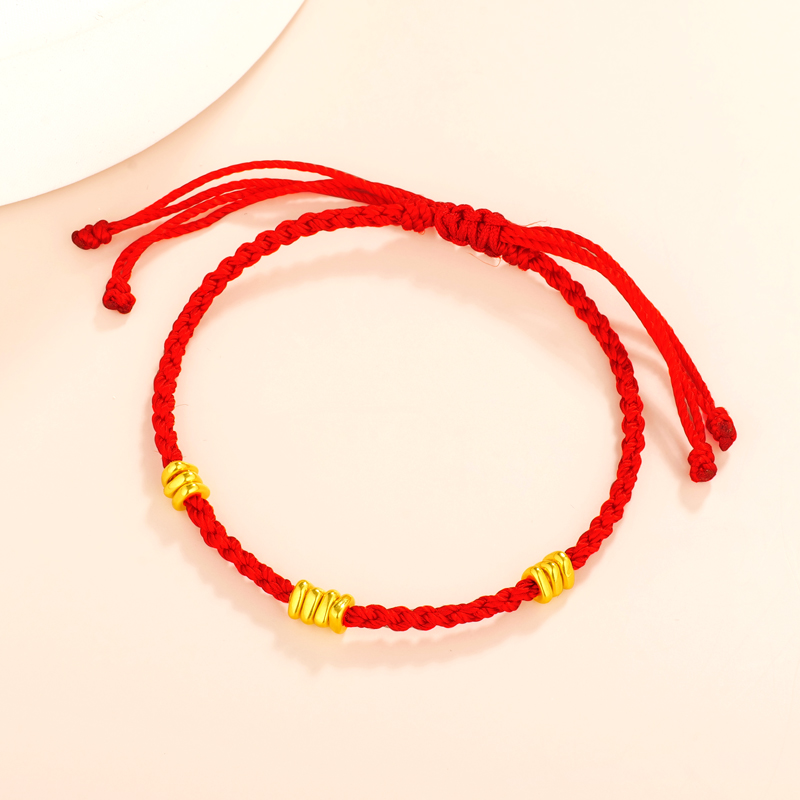 【珊珊专享】足金999饰品 十全十美盘缠手串 SS3061