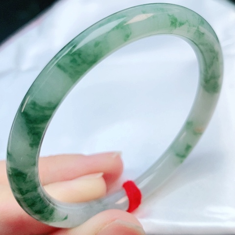 未镶嵌手镯翡翠51圆条882486
