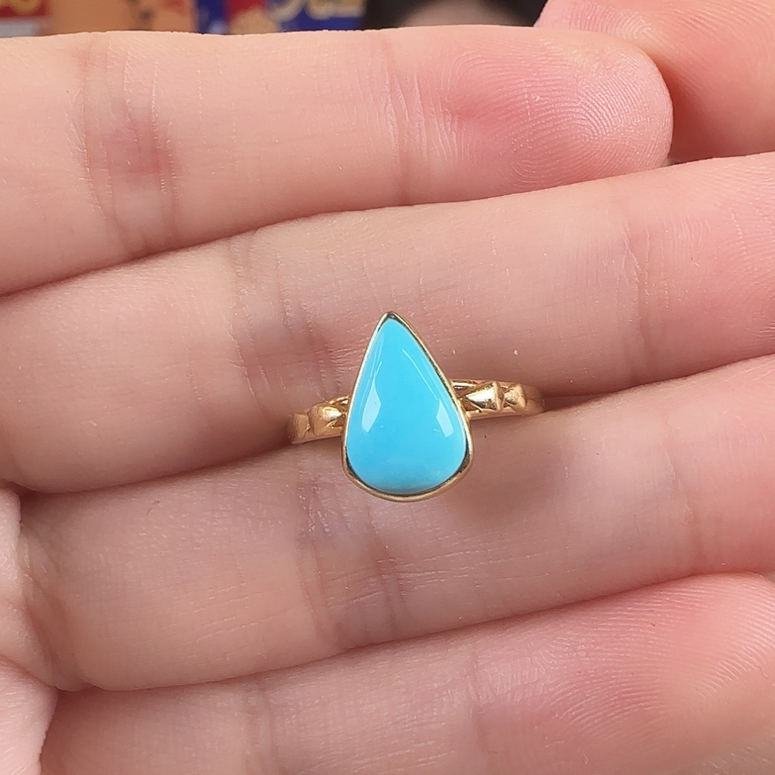 绿松石18K金镶嵌珠宝奇石