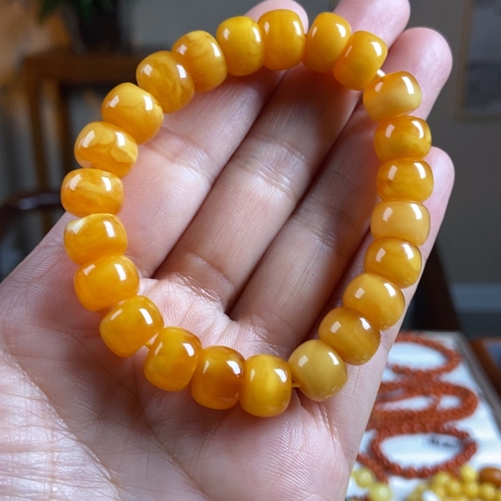 琥珀手链未镶嵌蜜蜡手串11