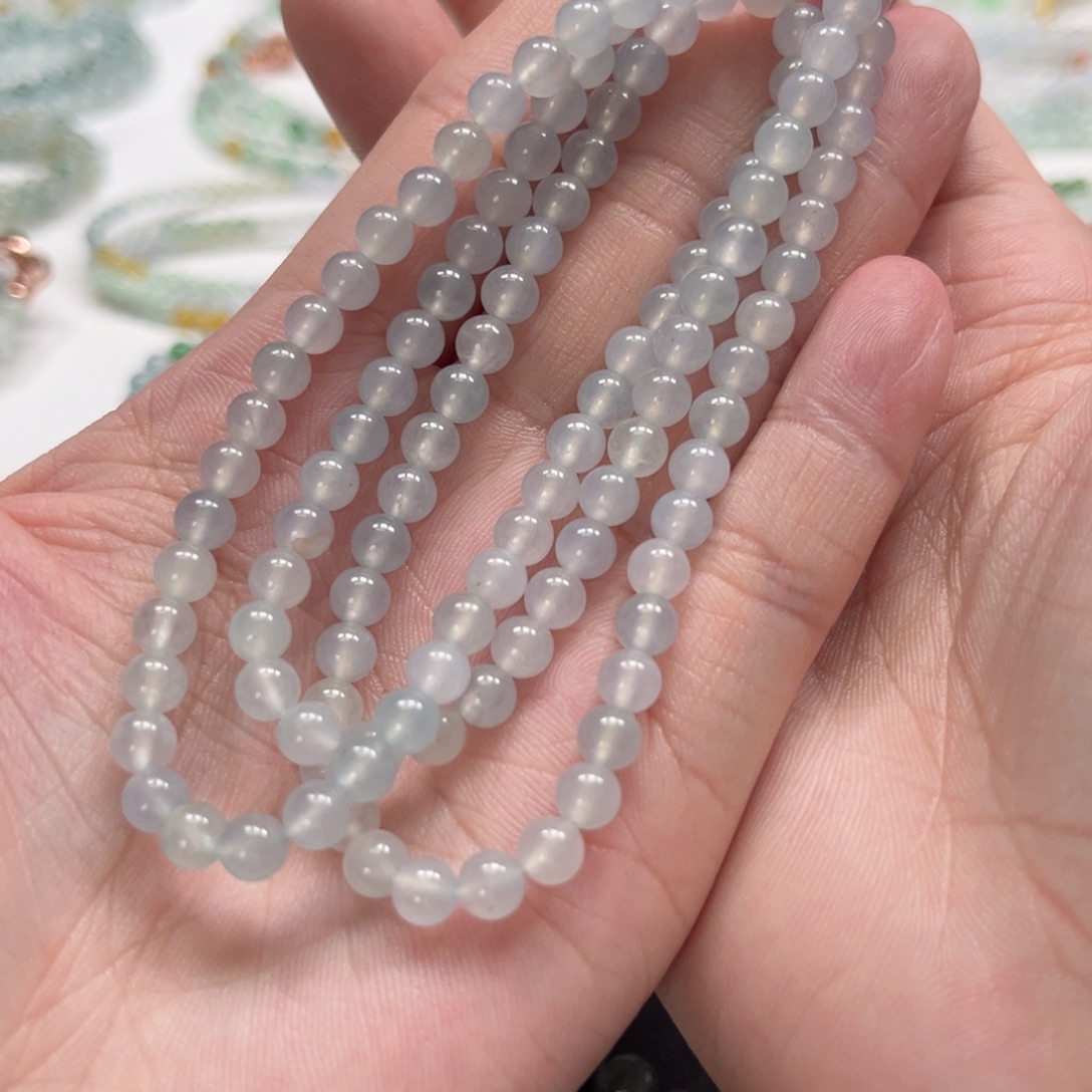 颈饰未镶嵌翡翠缅甸翡翠