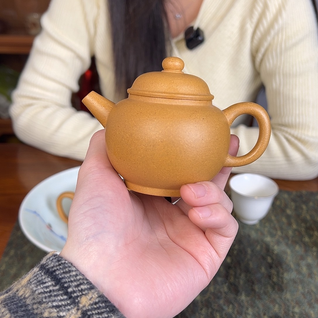 茶壶紫砂巨轮 黄金段 150cc