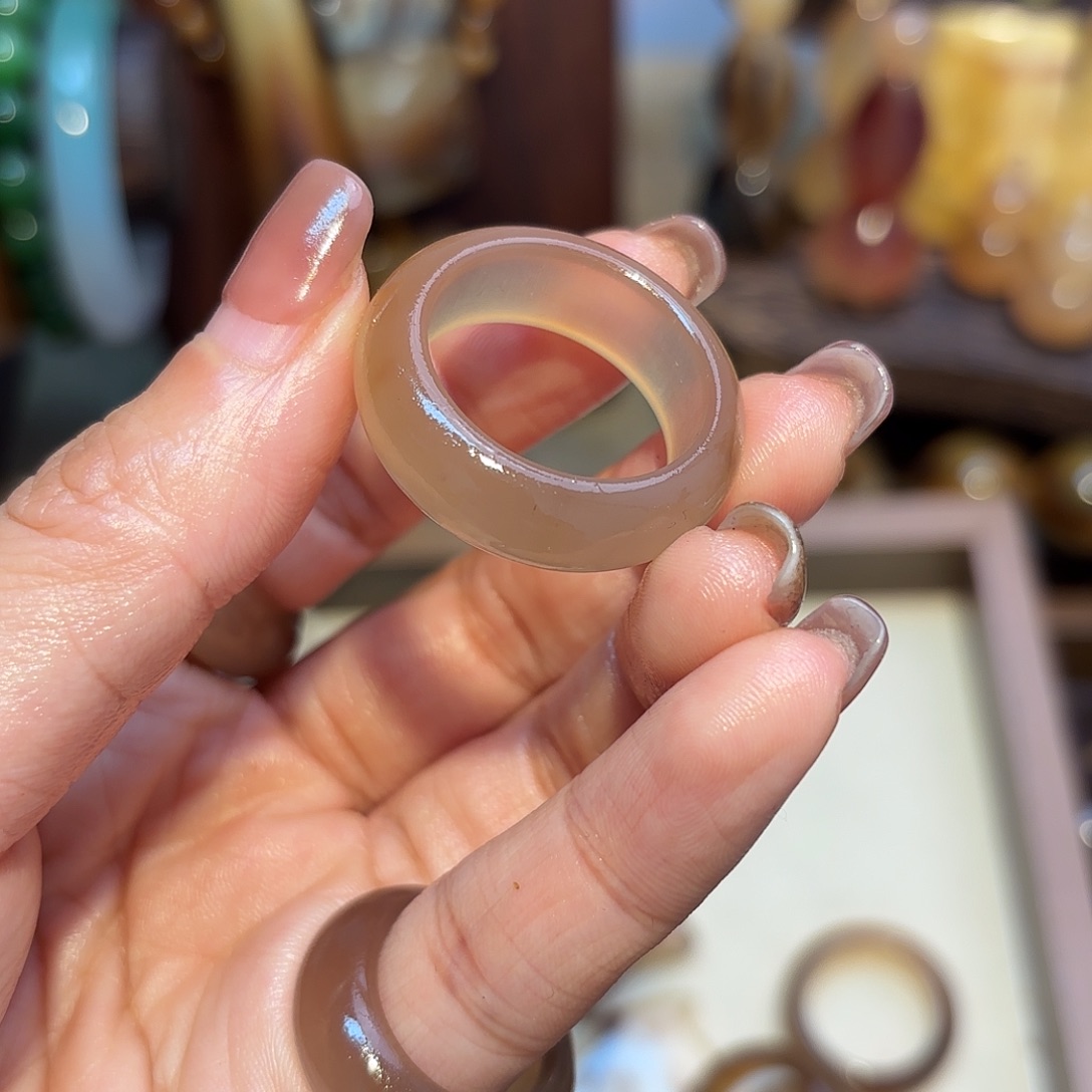 心***想非金属白水牛角跑环