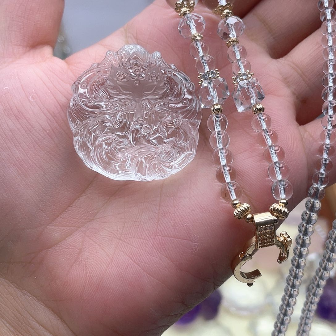 飘****银S925镶嵌颈饰水晶