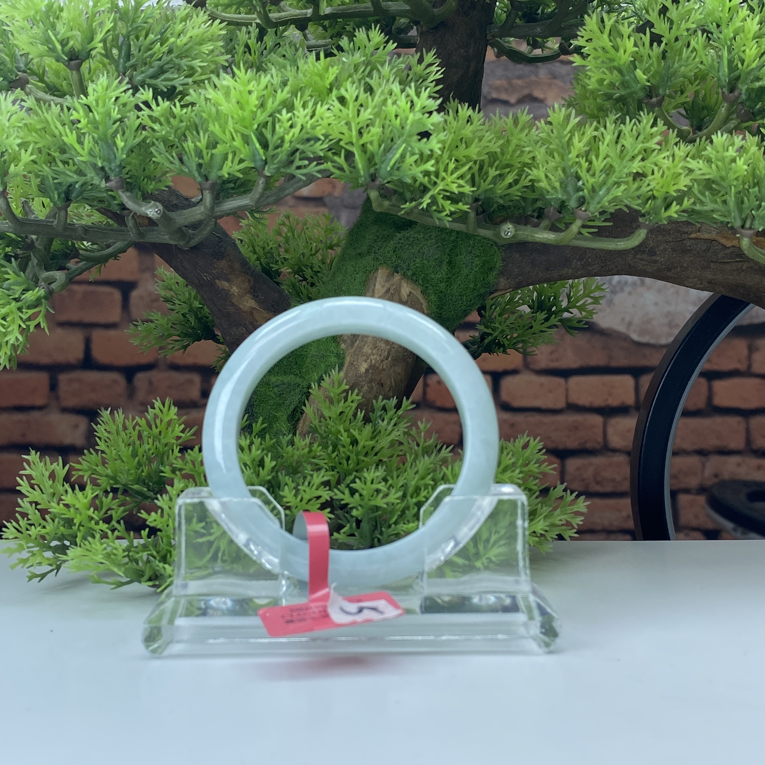 56【刀客砍价王】燕子-天然缅甸A货翡翠手镯(微瑕)  H5