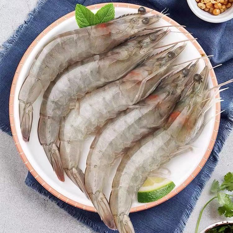 哈喽婷婷2030规格海水盐冻大虾 净重3.3斤/1盒