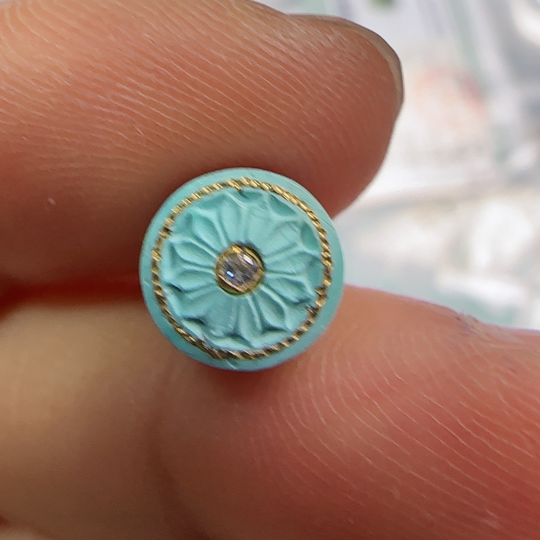 绿松石珠宝半成品未镶嵌