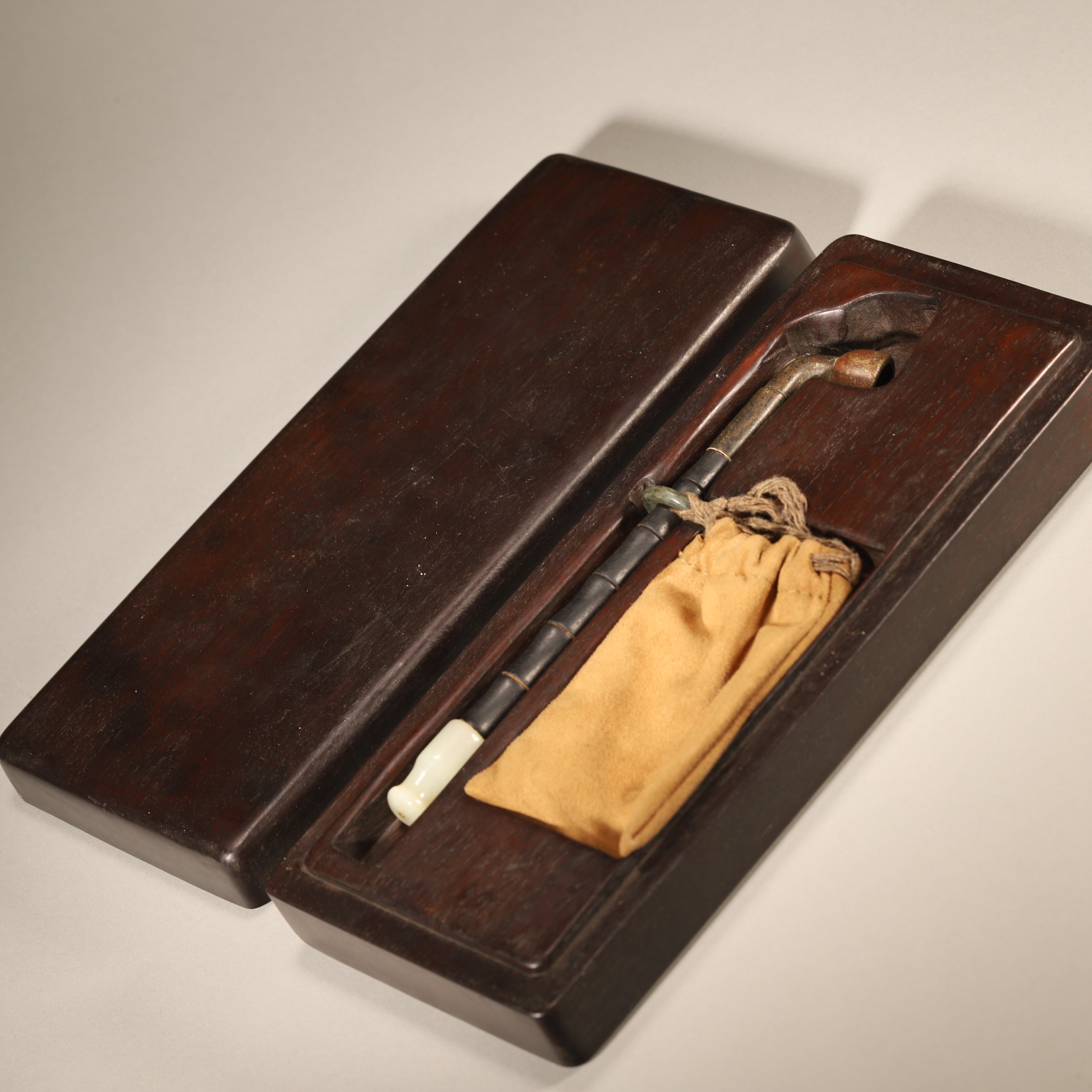 Lot03 创汇期 铜锅烟杆一套