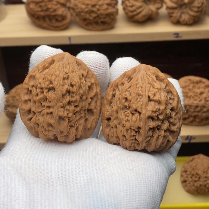 吊坠文玩核桃正三角高炮404043尺2129