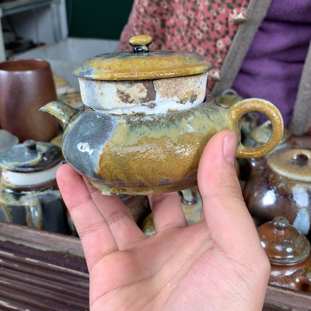 紫砂柴烧天*纯自然柴烧