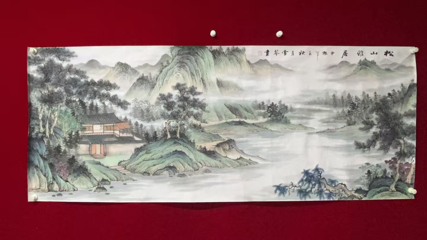 小六尺山水画现代装饰画