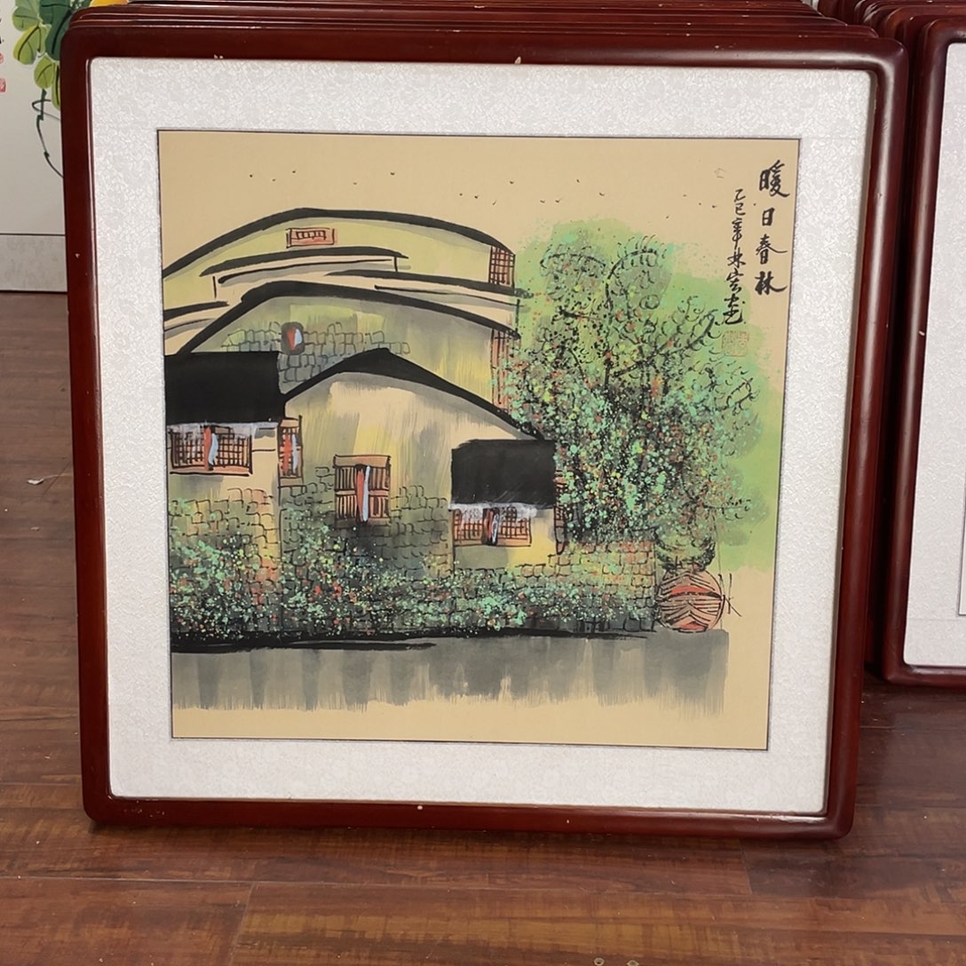 国画带框尺寸63*63厘米