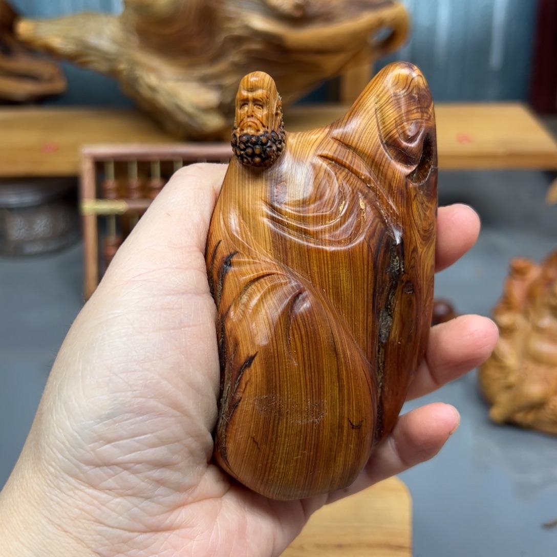 柏木崖柏木摆件手把件，42