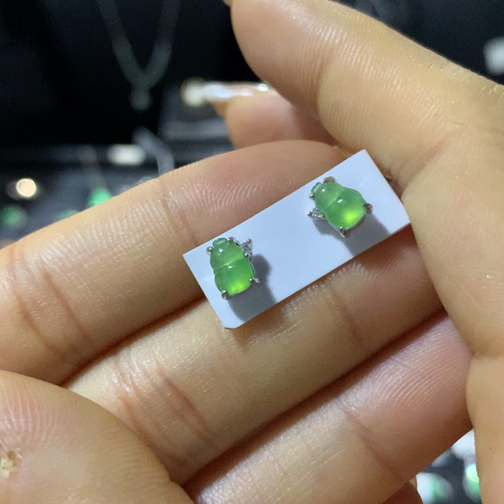 翡翠银S925镶嵌戒指