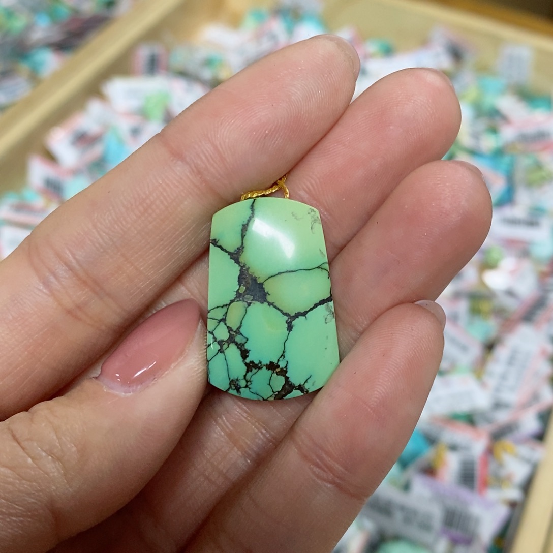 绿松石珠宝奇石未镶嵌