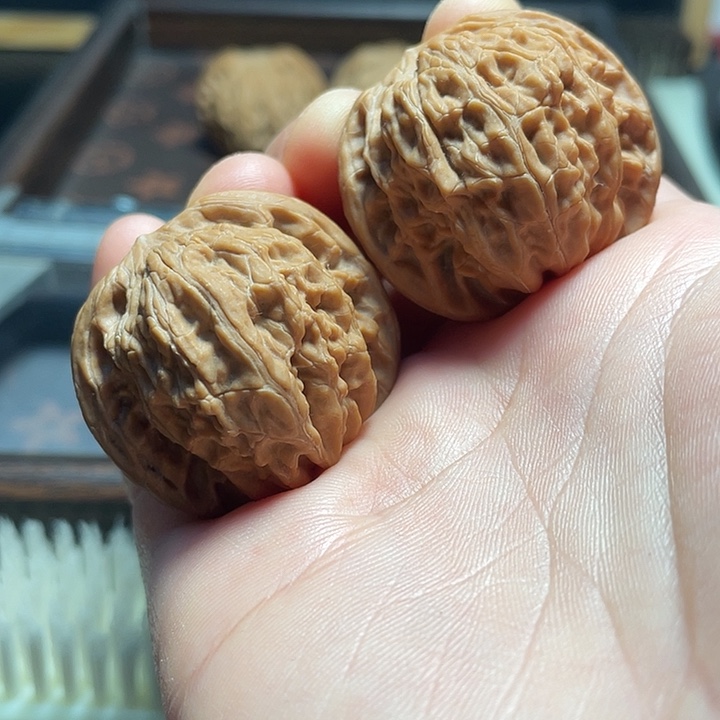 文玩核桃吊坠磨盘-1