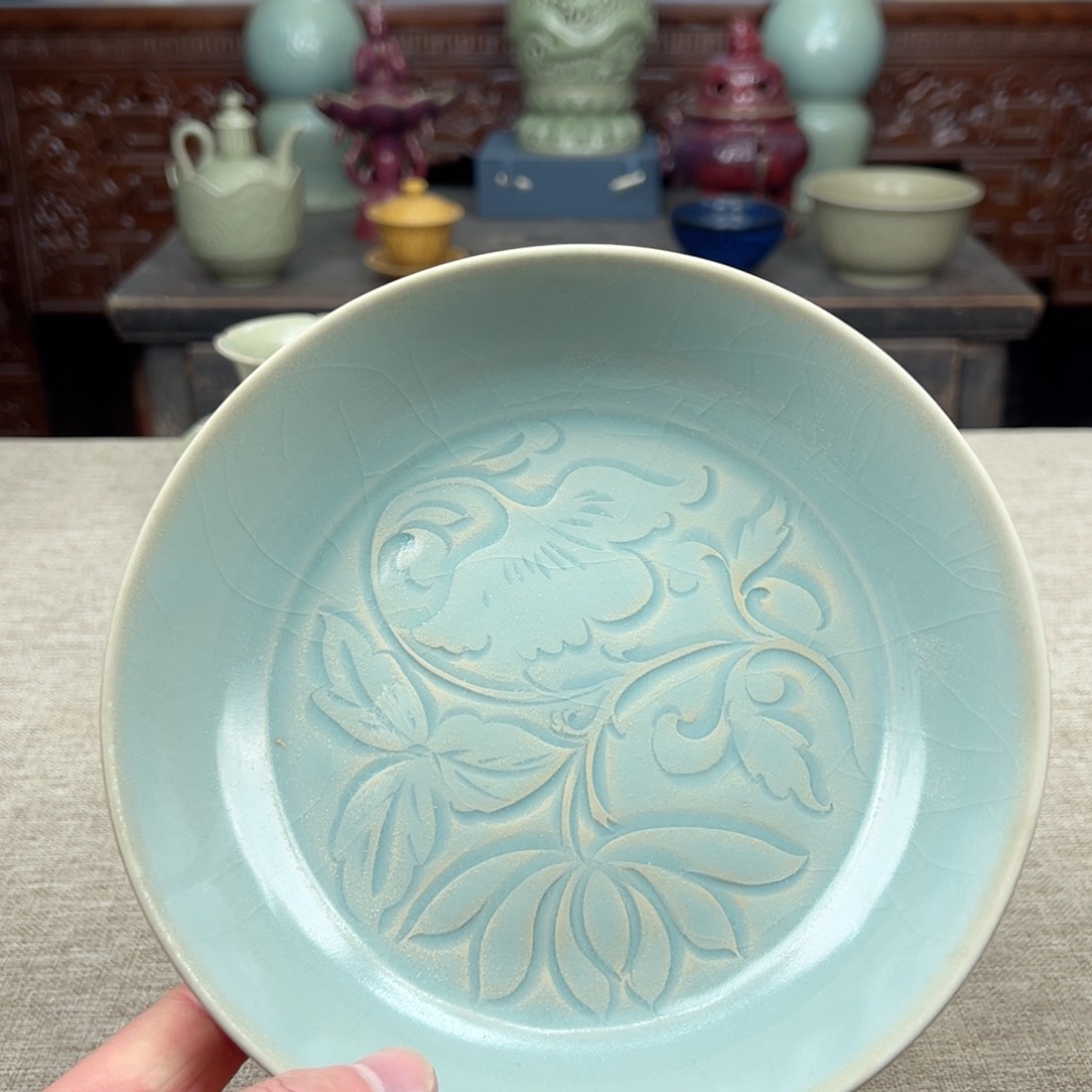 瓷片正能量陶瓷艺术品