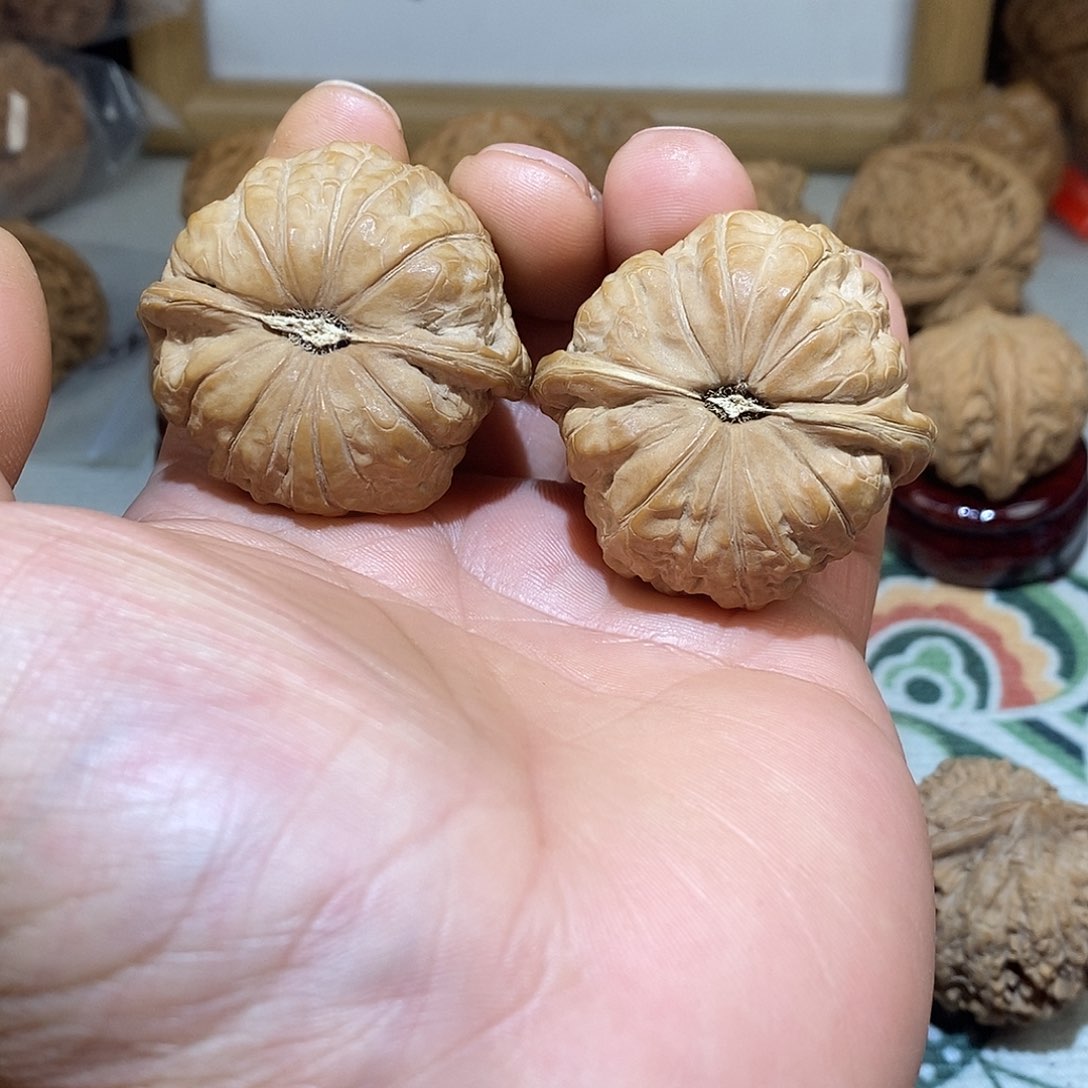 文玩核桃把件43尺南瓜