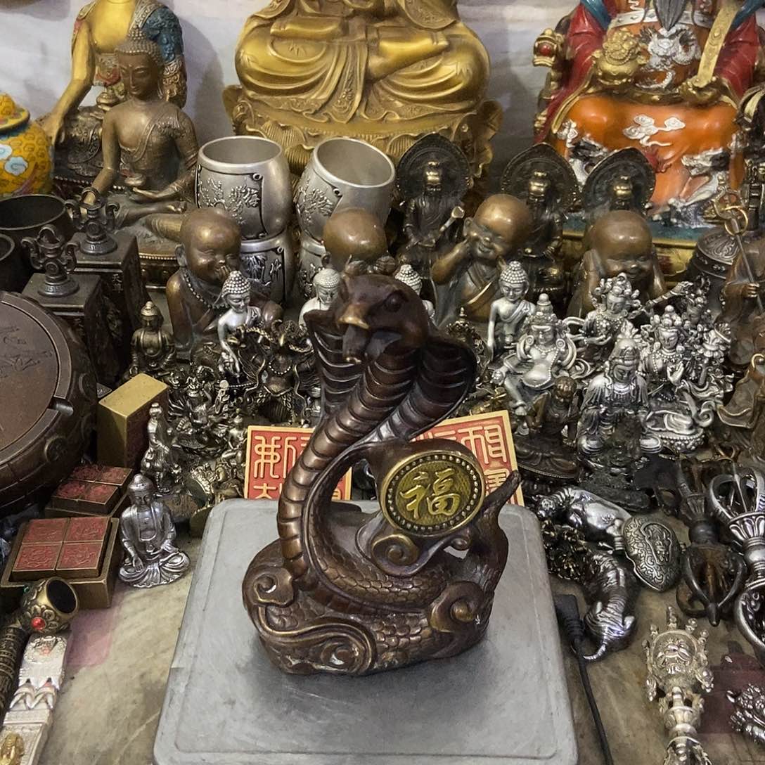 老杨，黄铜摆件，老杨黄铜