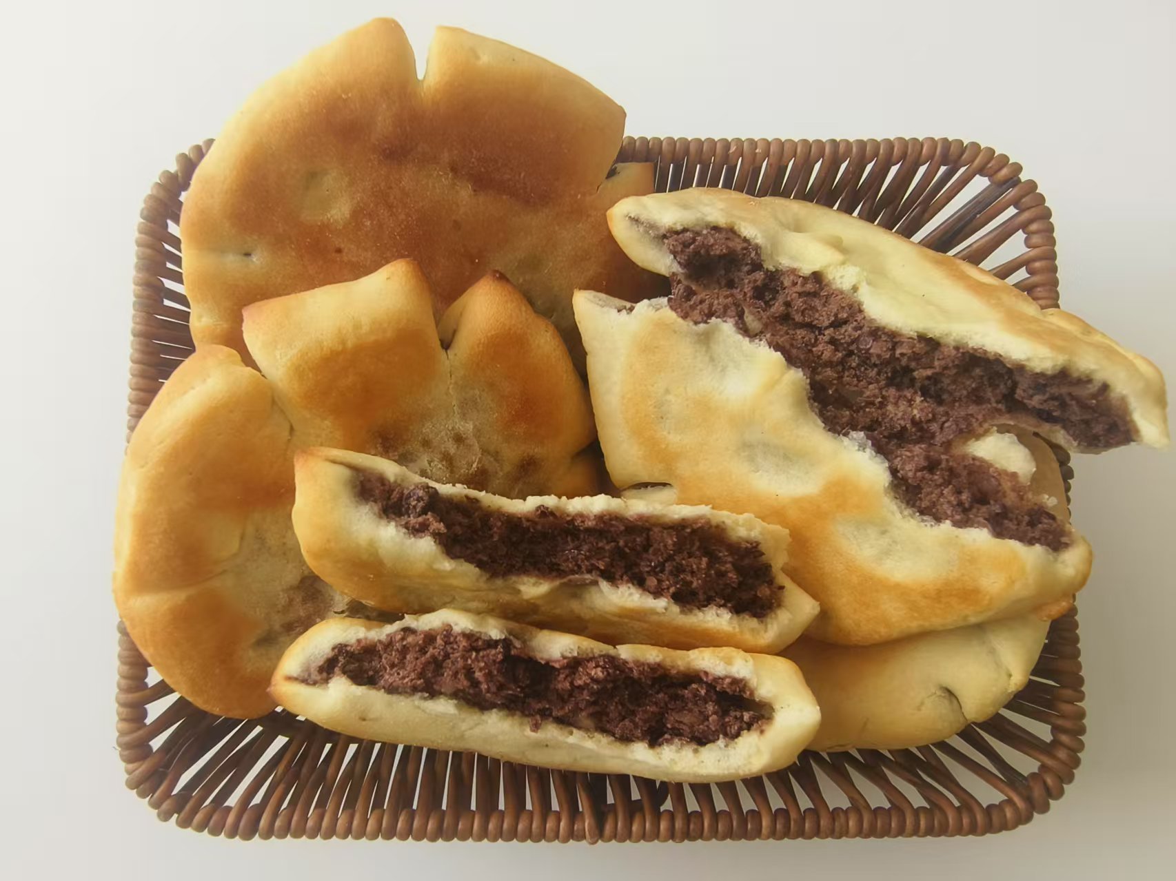 山西老式红豆饼枣泥饼子夹心火烧 现做现发