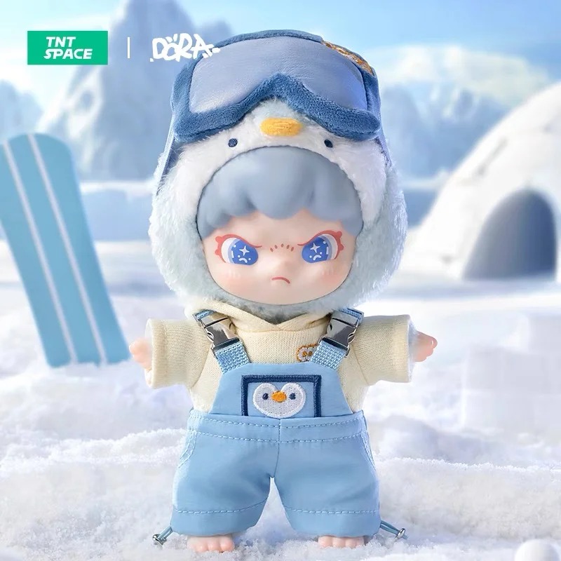 TNT SPACE DORA飞驰雪宝系列搪胶毛绒公仔 