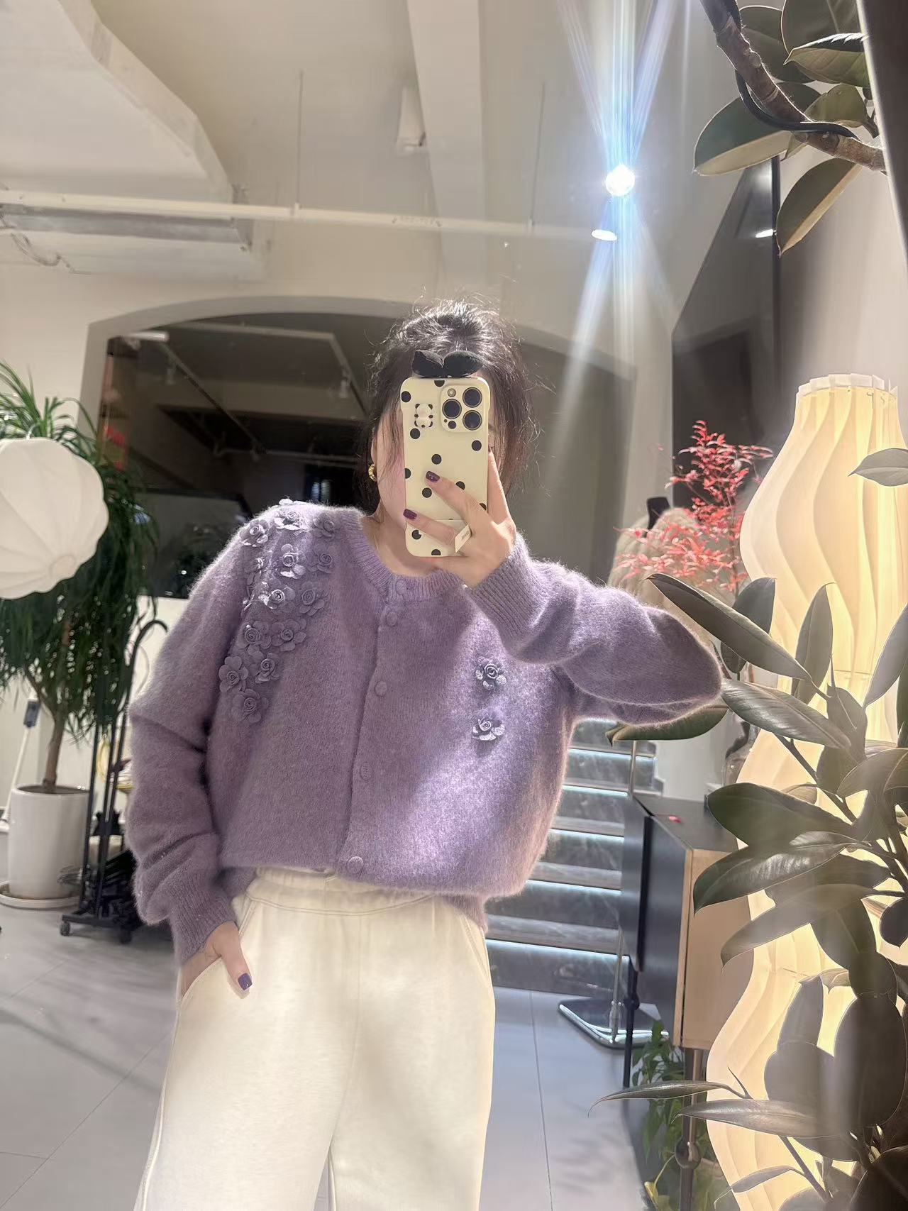 圆领轻奢衫慵懒风韩版甜美百搭ins上衣