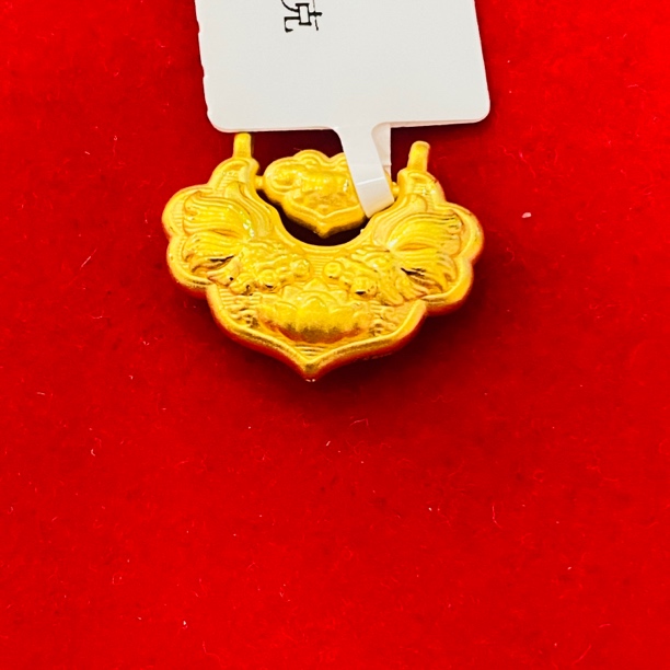 【夏夏专享】足金999饰品 锦鲤锁包 GP 1.95
