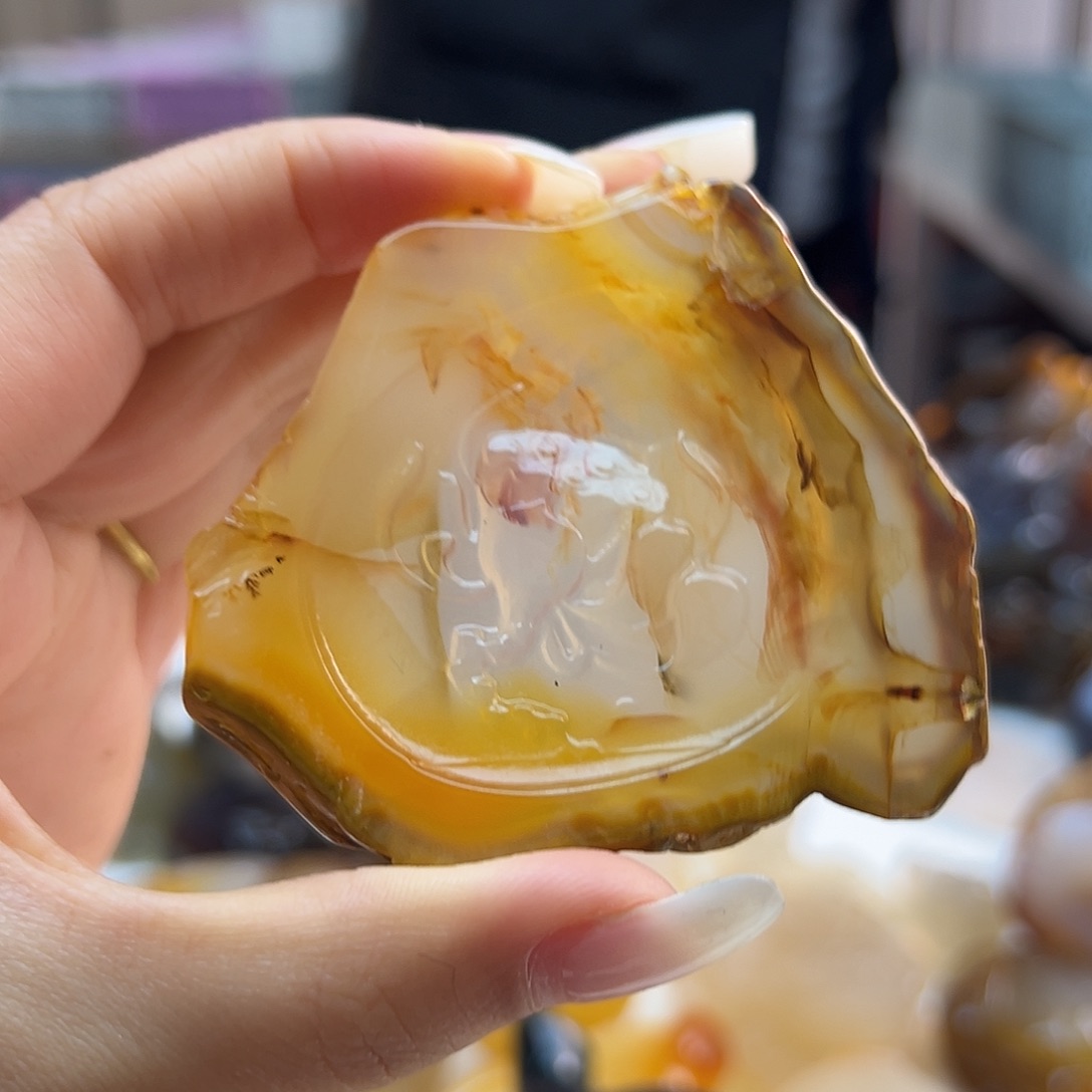 玛瑙/玉髓未镶嵌吊坠(不含链)