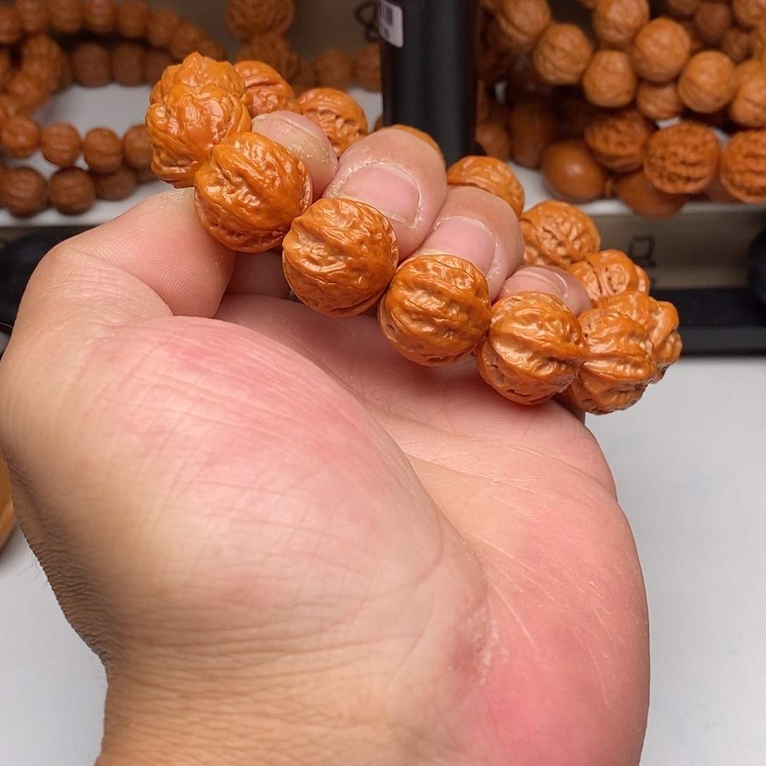手串文玩核桃文玩核桃1.9粗筋八棱