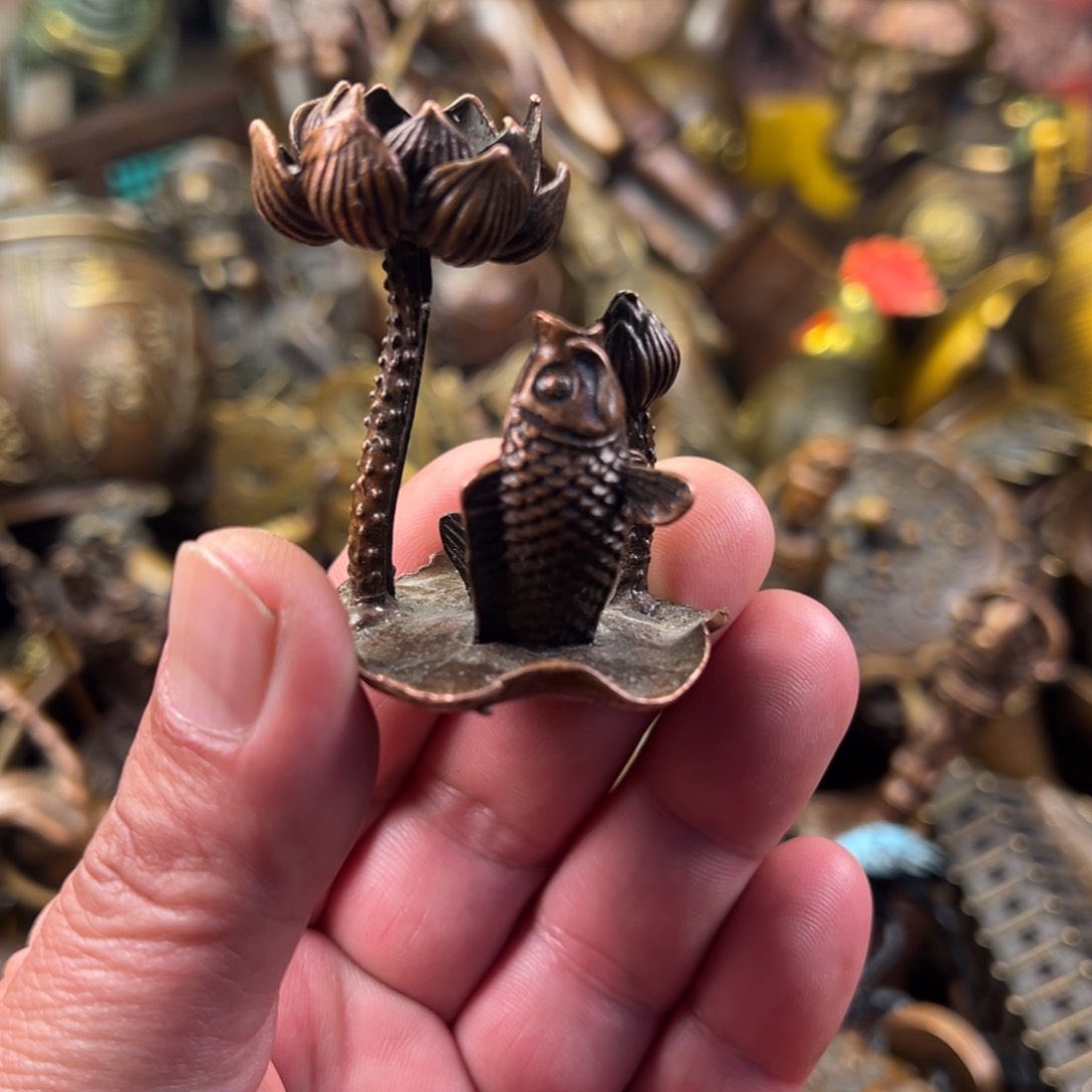 茶壶香炉铜器摆件